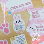 Caça aos Ovos – Páscoa 2024 - 3 cores (Chuvinha de Papel) - Imagem 12