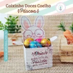 FREEBIE - Caixinha Doce Coelho Páscoa 2024 (Art Ideia)