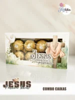 Jesus Páscoa Real - Kit Caixas Chocolates (Tita) - Imagem 4