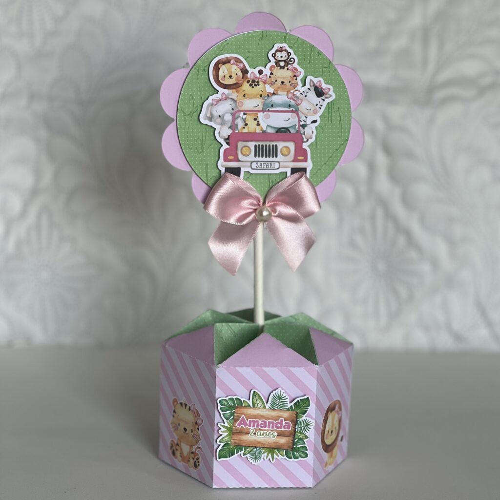 Kit Avulso Festa - Safari Rosa - Imagem 4