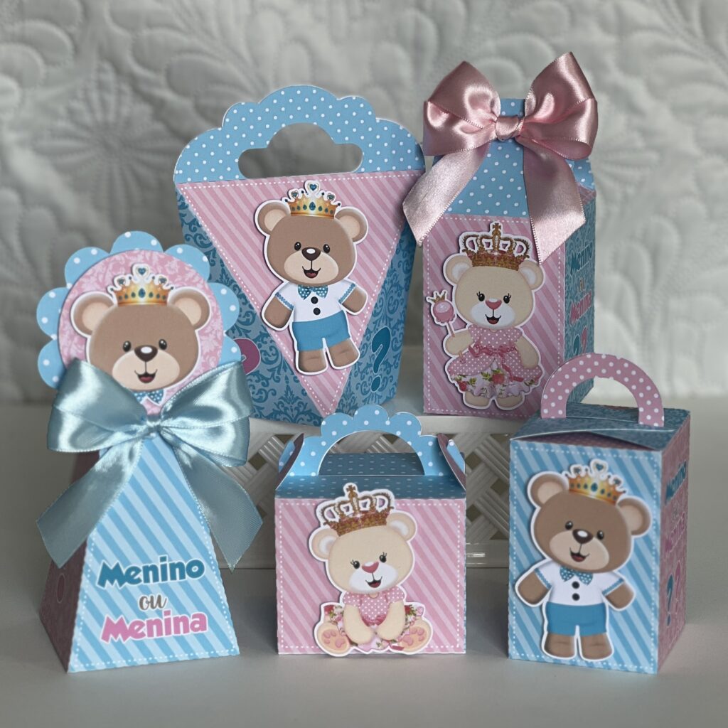 Kit Avulso Festa - Chá Revelação Rosa e Azul - Imagem 1