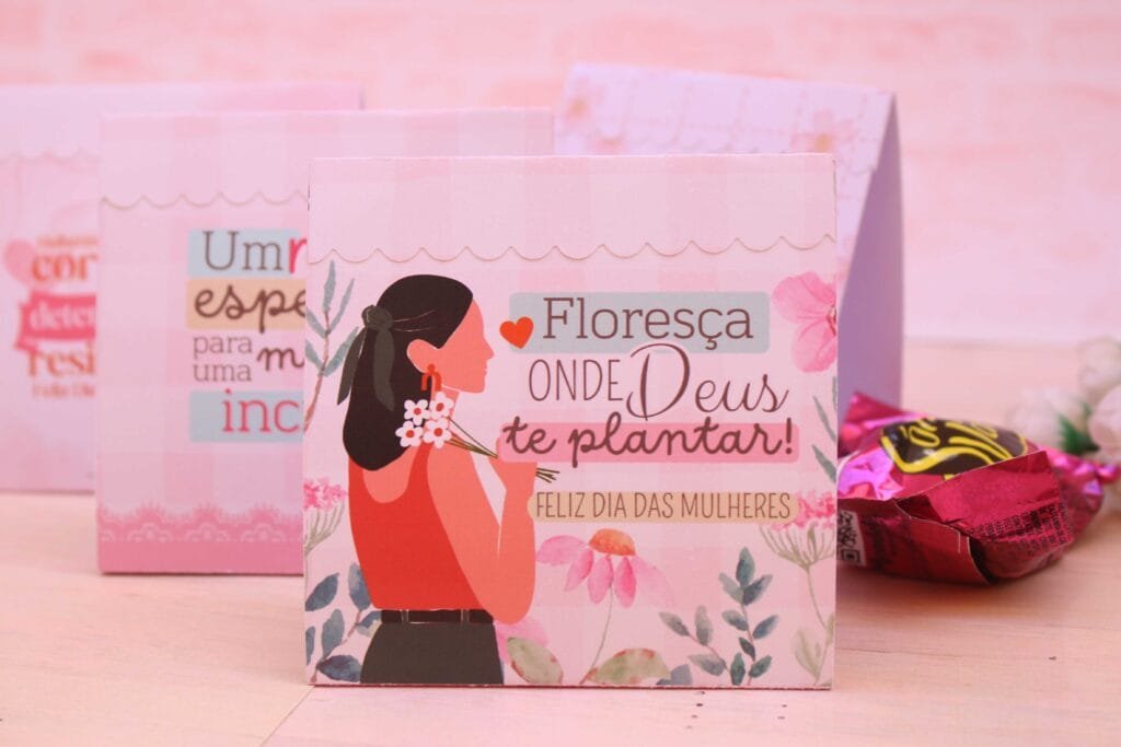 Tag/Lapela Bombom - Dia das Mulheres 2024 (Loopinha) - Imagem 1