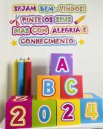 Kit Painel - Sejam bem-vindos colorido 2024 - Imagem 5