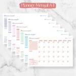 PECHINCHA – Planner Mensal A4 (Amarantto)