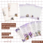Marcadores de Página com Versículos Bíblicos - Amora Kraft