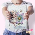 Diário A5 + To do List (Brinde) – Fadinha Cute N.2 (Cute Corte) - Imagem 4