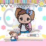 Kit Digital | Artes Canecas | Artes Garrafinha – Volta às Aulas 2024 Menininhas Fofas (Caneca Criativa) - Imagem 9