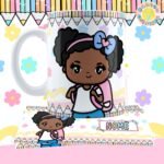 Kit Digital | Artes Canecas | Artes Garrafinha – Volta às Aulas 2024 Menininhas Fofas (Caneca Criativa) - Imagem 8