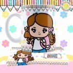 Kit Digital | Artes Canecas | Artes Garrafinha – Volta às Aulas 2024 Menininhas Fofas (Caneca Criativa) - Imagem 6