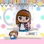 Kit Digital | Artes Canecas | Artes Garrafinha – Volta às Aulas 2024 Menininhas Fofas (Caneca Criativa) - Imagem 10