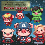 Kit Digital - Porco Heróis