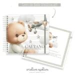 Urso Caê - Kit Maternidade Encadernação