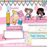 Kit Digital | Artes Canecas | Artes Garrafinha – Volta às Aulas 2024 Menininhas Fofas (Caneca Criativa) - Imagem 12