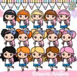 Kit Digital | Artes Canecas | Artes Garrafinha – Volta às Aulas 2024 Menininhas Fofas (Caneca Criativa) - Imagem 15