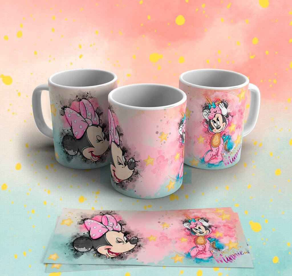 Disney Aquarela - Artes Canecas | Camisetas - Imagem 13