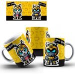 Personagens Com café e sem café - Artes Canecas - Imagem 14