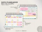 DUPLO PLANEJADOR | SEMANAL E MENSAL (Moldes da Lê) - Imagem 3