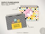 DUPLO PLANEJADOR | SEMANAL E MENSAL (Moldes da Lê)