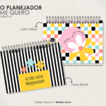 DUPLO PLANEJADOR | SEMANAL E MENSAL (Moldes da Lê)