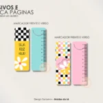 ADESIVOS + MARCA PÁGINAS | BEM ME QUERO (Moldes da Lê)
