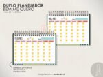 DUPLO PLANEJADOR | SEMANAL E MENSAL (Moldes da Lê) - Imagem 2