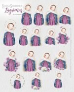 Kit Digital Ilustrações Nossa Senhora das Lágrimas - Santinhos (Carinas Paper) - Imagem 8