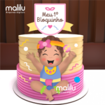 FREEBIE - Topo de Bolo - Meu Primeiro Bloquinho