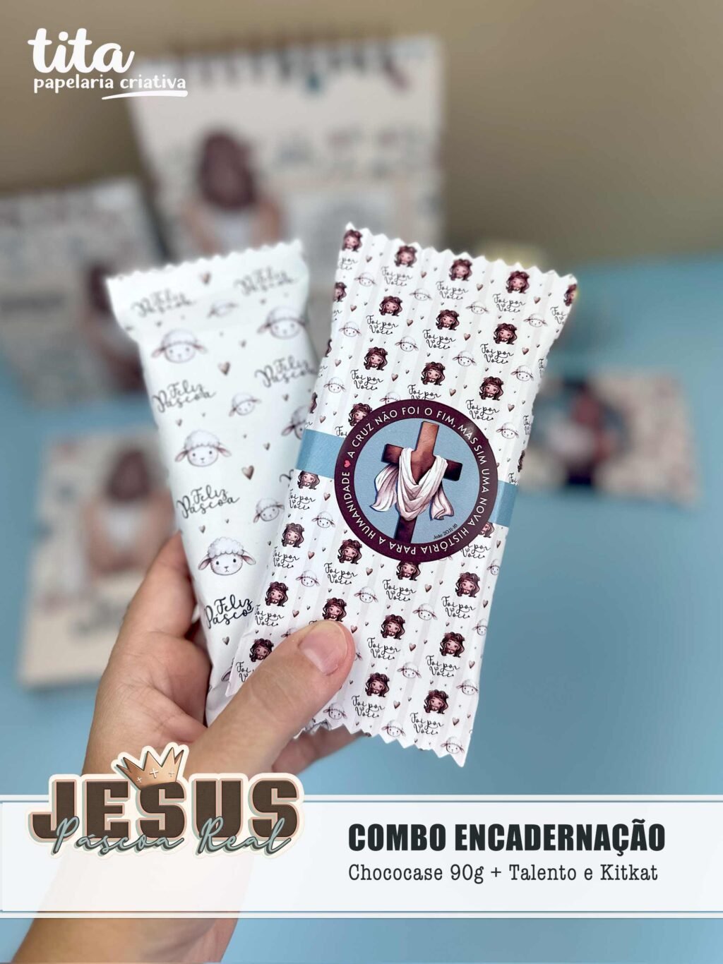Jesus Páscoa Real - Combo Encadernação (Tita) - Imagem 8