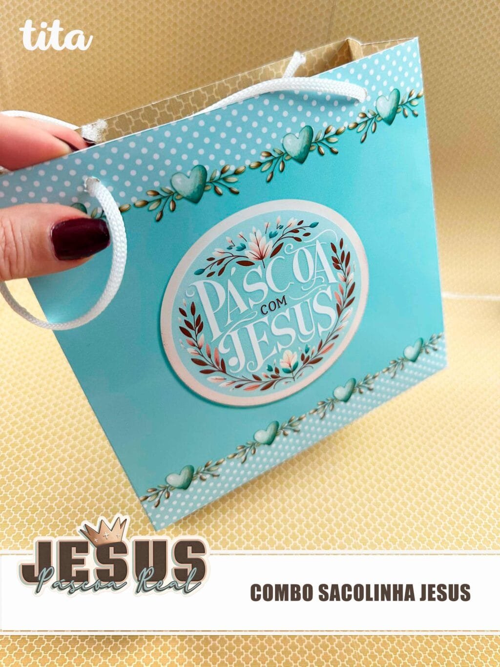 Jesus Páscoa Real - Combo Sacolinhas Jesus (Tita) - Imagem 3