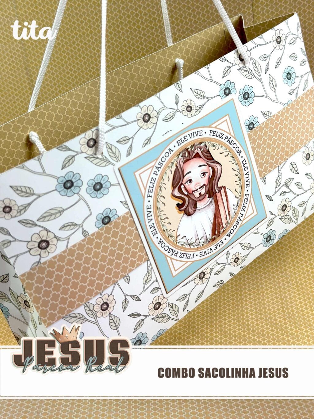 Jesus Páscoa Real - Combo Sacolinhas Jesus (Tita) - Imagem 2