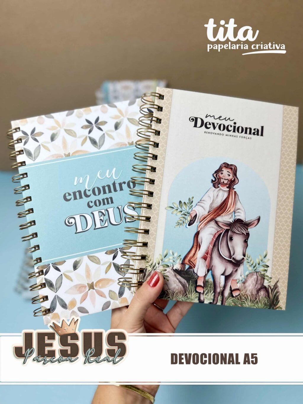 Jesus Páscoa Real - Combo Encadernação Devocional (Tita) - Imagem 8