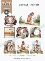 Jesus Páscoa Real - Combo 2 Ilustrações e Papéis (Tita) - Imagem 3