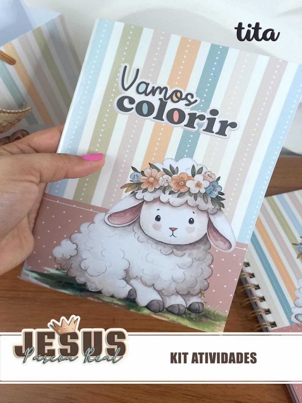 Jesus Páscoa Real - Kit de Atividades (Tita) - Imagem 8