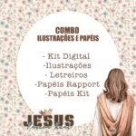 Jesus Páscoa Real - Combo Ilustrações e Papéis (Tita)