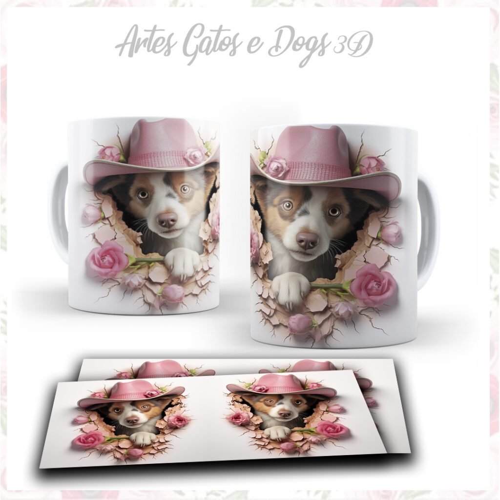 Gatos e Dogs - 24 Artes em 3D - Imagem 3