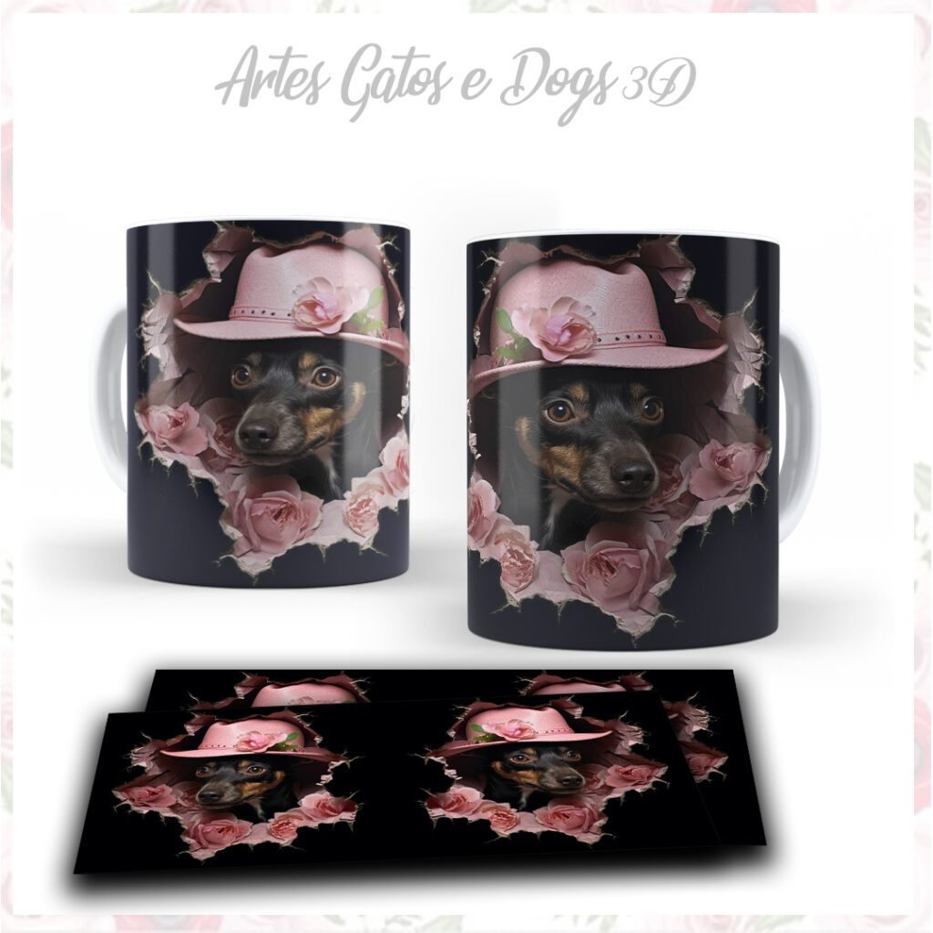 Gatos e Dogs - 24 Artes em 3D - Imagem 4