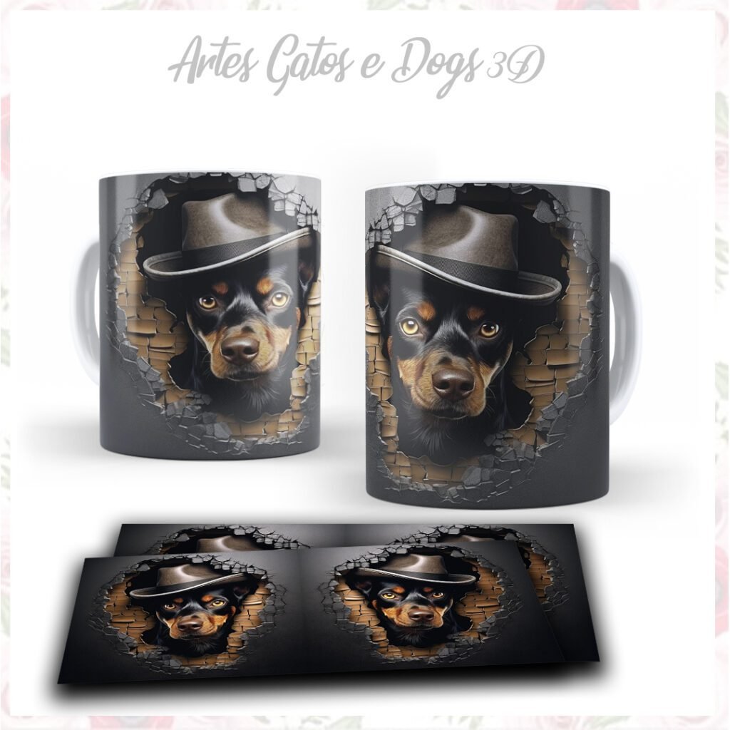 Gatos e Dogs - 24 Artes em 3D - Imagem 5