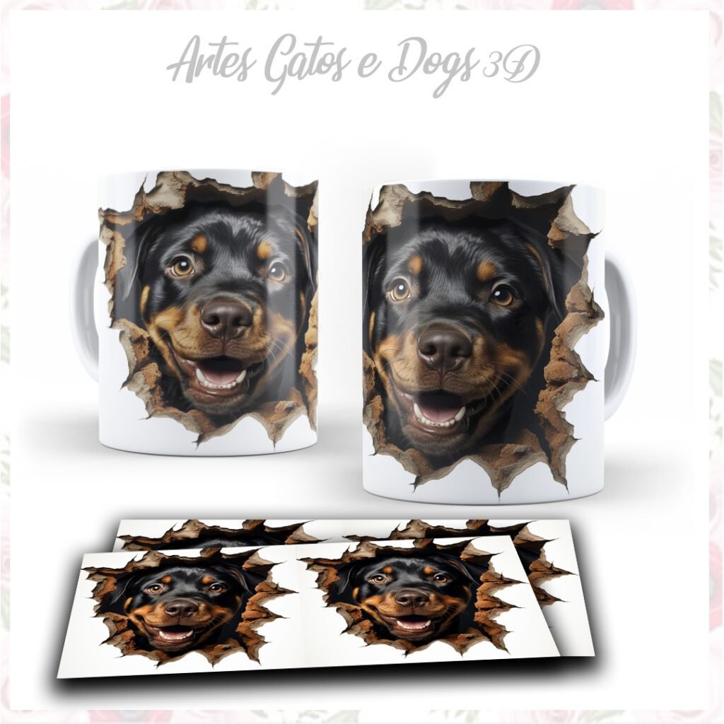 Gatos e Dogs - 24 Artes em 3D - Imagem 6
