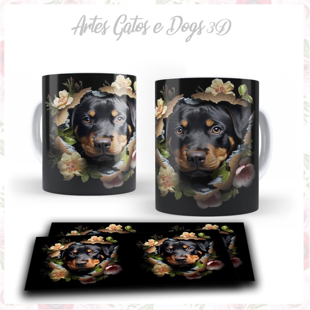 Gatos e Dogs - 24 Artes em 3D - Imagem 8