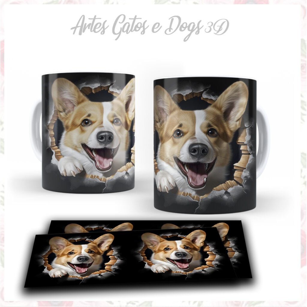 Gatos e Dogs - 24 Artes em 3D - Imagem 11