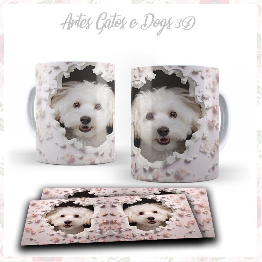 Gatos e Dogs - 24 Artes em 3D - Imagem 17