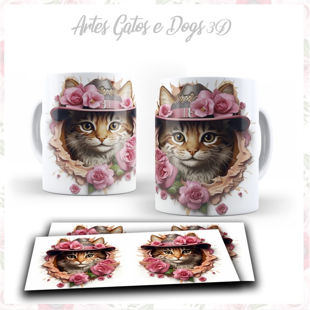 Gatos e Dogs - 24 Artes em 3D - Imagem 18
