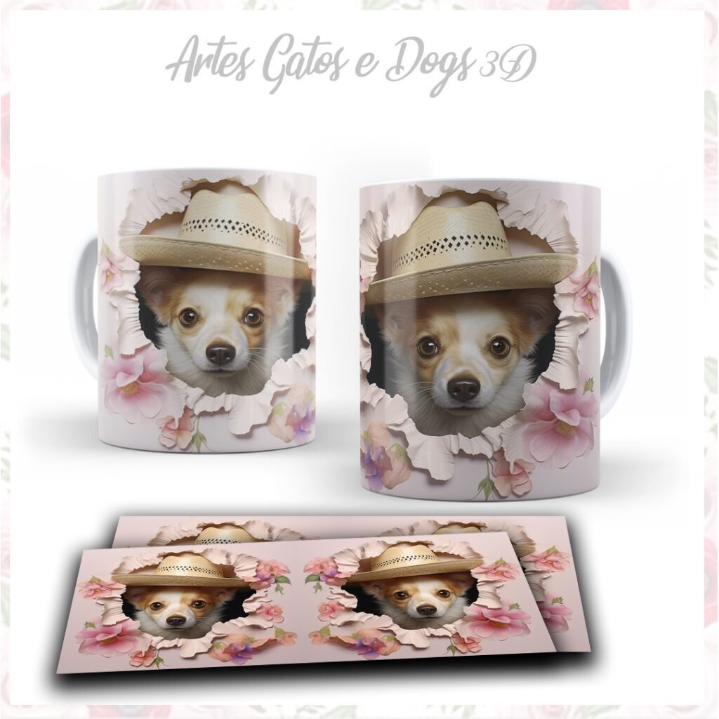Gatos e Dogs - 24 Artes em 3D - Imagem 23