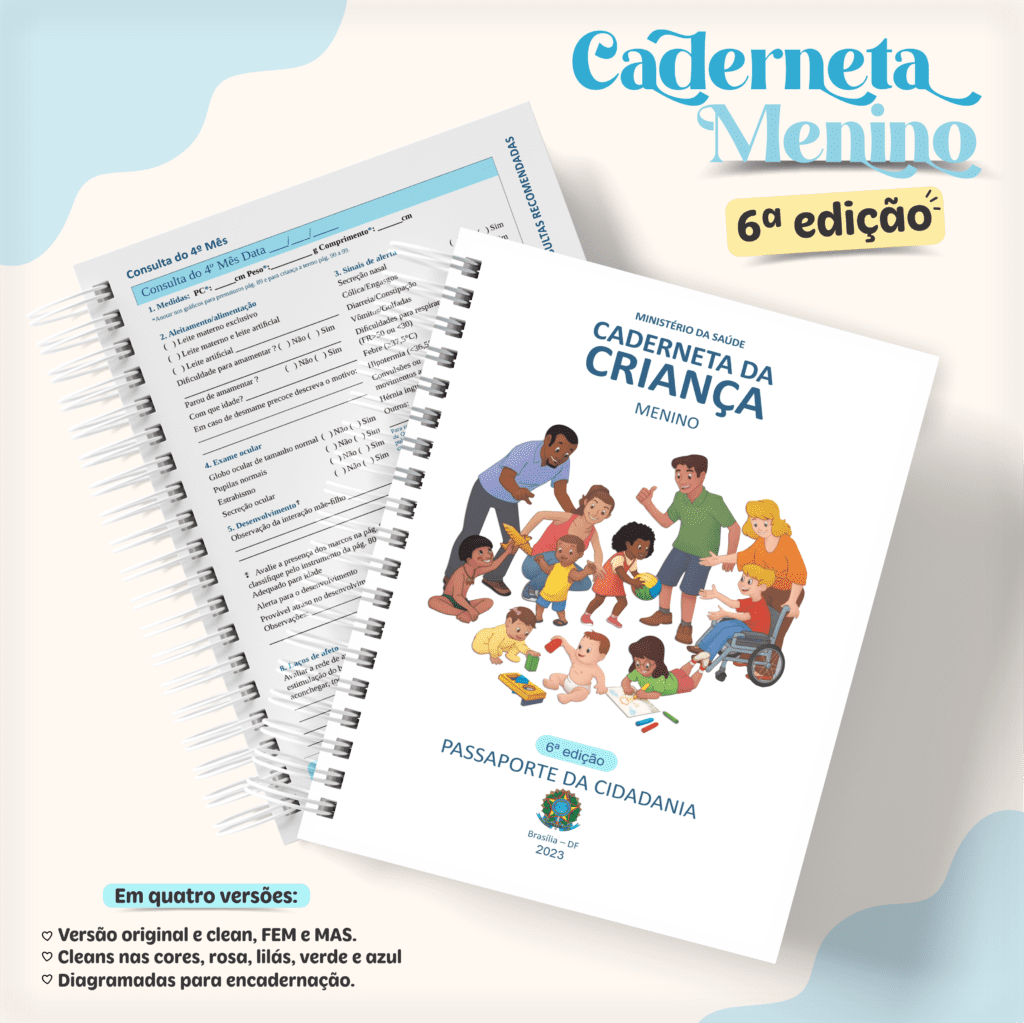 Cadernetas de Saúde - 6ª Edição - Versão Azul (Lina) - Imagem 2
