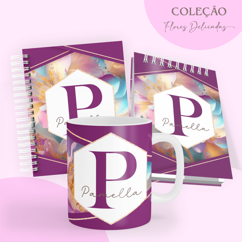 COMBO Floral Roxo 2024 – 5 Modelos (Pamella) - Imagem 6