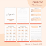 COMBO Floral Laranja 2024 – 5 Modelos (Pamella) - Imagem 7