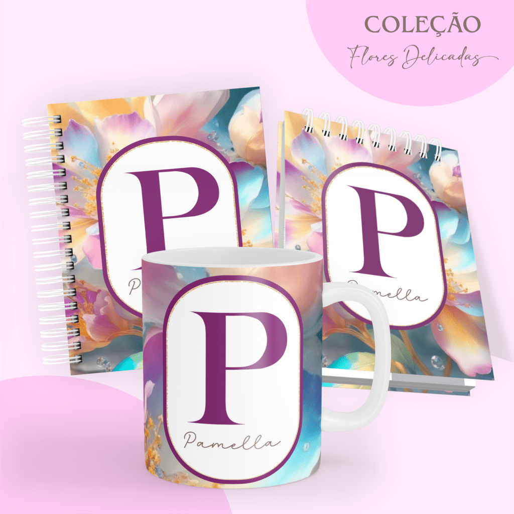 COMBO Floral Roxo 2024 – 5 Modelos (Pamella) - Imagem 7