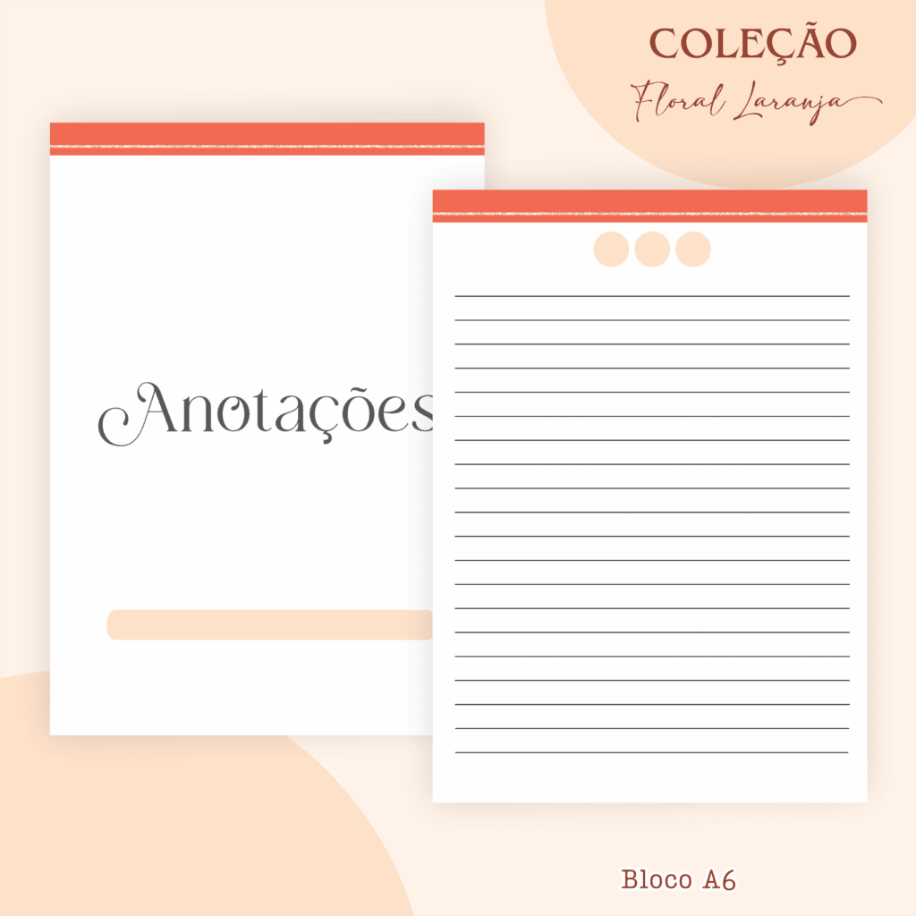 COMBO Floral Laranja 2024 – 5 Modelos (Pamella) - Imagem 8