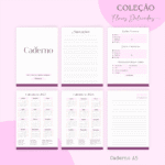 COMBO Floral Roxo 2024 – 5 Modelos (Pamella) - Imagem 2