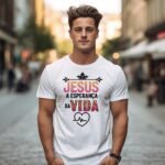 Jesus a Esperança da Vida - Arte Avulsa Camisa | T-Shirt
